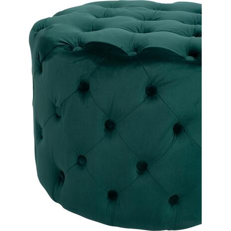 ΣΚΑΜΠΟ KASSIE ΚΥΠΑΡΙΣΣΙ ΒΕΛΟΥΔΟ ΤΥΠΟΥ CHESTERFIELD HM8406.03 Φ60x43Υ εκ.
