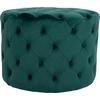 ΣΚΑΜΠΟ KASSIE ΚΥΠΑΡΙΣΣΙ ΒΕΛΟΥΔΟ ΤΥΠΟΥ CHESTERFIELD HM8406.03 Φ60x43Υ εκ.