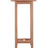 ΤΡΑΠΕΖΙ/ΣΤΑΝΤ ΜΠΑΡ ΣΤΡΟΓΓΥΛΟ PRESSCOT HM18114 ΞΥΛΟ TEAK--ΦΥΣΙΚΟ Φ60x105Υεκ.