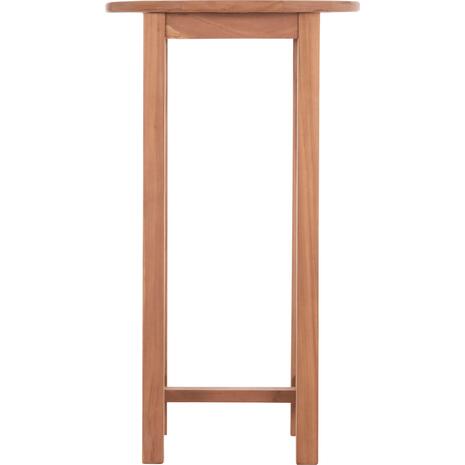 ΤΡΑΠΕΖΙ/ΣΤΑΝΤ ΜΠΑΡ ΣΤΡΟΓΓΥΛΟ PRESSCOT HM18114 ΞΥΛΟ TEAK--ΦΥΣΙΚΟ Φ60x105Υεκ.
