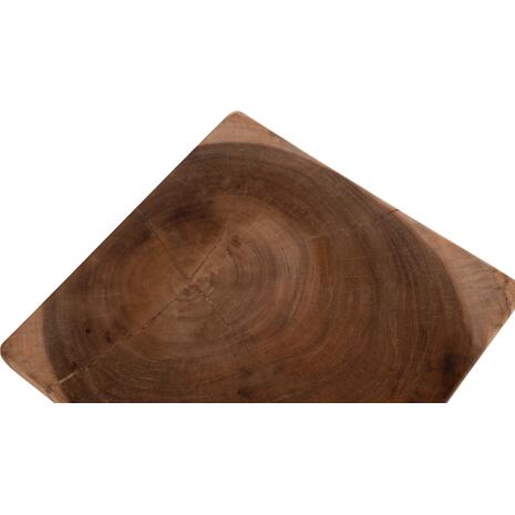 ΒΟΗΘΗΤΙΚΟ ΣΚΑΜΠΟ ANVIL HM9756.11 ΞΥΛΟ SUAR ΣΕ ΦΥΣΙΚΟ ΧΡΩΜΑ 31x31x45Yεκ.