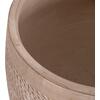 ΣΕΤ 4ΤΜΧ ΓΛΑΣΤΡΕΣ ΣΤΡΟΓΓΥΛΕΣ GARDENER HM4722 FIBERCLAY--IVORY CEMENT Φ54x54Υεκ