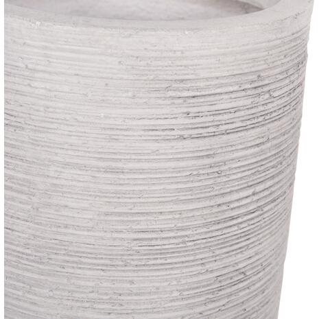 ΣΕΤ 3ΤΜΧ ΓΛΑΣΤΡΕΣ ΚΥΛΙΝΔΡΟΙ ΣΕΙΡΑ GARDENER HM4721 FIBERCLAY-ΧΡΩΜΑ CEMENT Φ42x78Υεκ