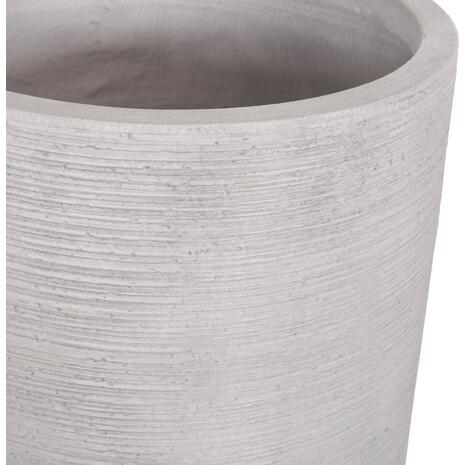 ΣΕΤ 3ΤΜΧ ΓΛΑΣΤΡΕΣ ΚΥΛΙΝΔΡΟΙ ΣΕΙΡΑ GARDENER HM4721 FIBERCLAY-ΧΡΩΜΑ CEMENT Φ42x78Υεκ