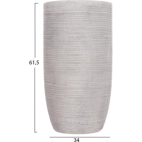 ΣΕΤ 3ΤΜΧ ΓΛΑΣΤΡΕΣ ΚΥΛΙΝΔΡΟΙ ΣΕΙΡΑ GARDENER HM4721 FIBERCLAY-ΧΡΩΜΑ CEMENT Φ42x78Υεκ