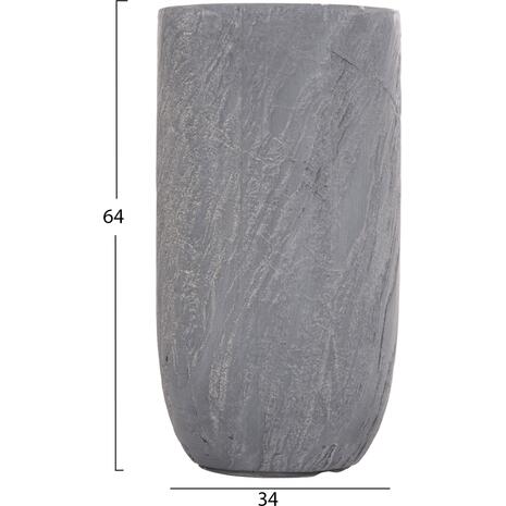 ΣΕΤ 3ΤΜΧ ΓΛΑΣΤΡΕΣ ΚΥΛΙΝΔΡΟΙ ΣΕΙΡΑ GARDENER HM4720 FIBERCLAY-ΧΡΩΜΑ CEMENT Φ44x79Υεκ