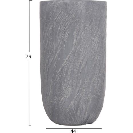 ΣΕΤ 3ΤΜΧ ΓΛΑΣΤΡΕΣ ΚΥΛΙΝΔΡΟΙ ΣΕΙΡΑ GARDENER HM4720 FIBERCLAY-ΧΡΩΜΑ CEMENT Φ44x79Υεκ