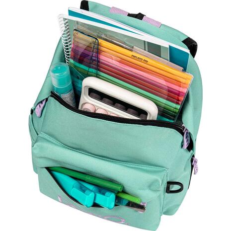 Tσάντα πλάτης 1+1 θέσεων Polo Mini  Turquoise/lilac - τιρκουάζ/λιλά