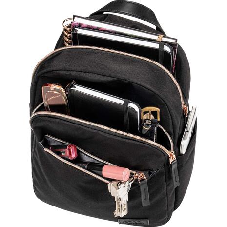 Τσάντα πλάτης Polo mini essence black/pink - μαύρο/ροζ