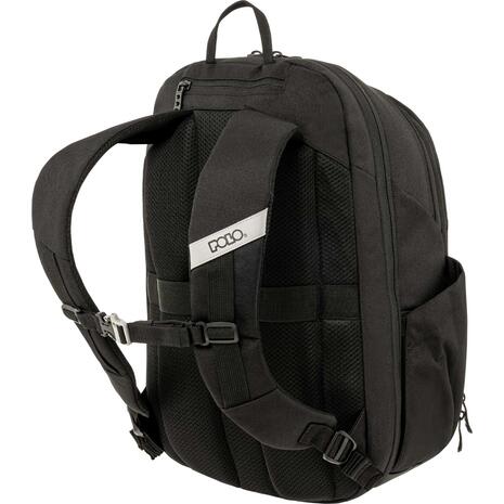Tσάντα πλάτης 4 θέσεων Polo Quest L black-μαύρο