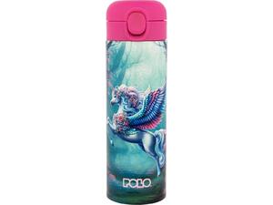 Παγουρίνο θερμός Polo Stainless Steel Junior 500ml Unicorn roses