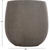 ΣΕΤ 4ΤΜΧ ΓΛΑΣΤΡΕΣ ΣΤΡΟΓΓΥΛΕΣ GARDENER HM4726 FIBERCLAY ΓΚΡΙΖΟΠΡΑΣΙΝΟ Φ52x55Υεκ