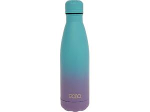 Μπουκάλι θερμός POLO Stainless Steel 0.50L Τιρκουάζ/μωβ