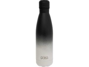Μπουκάλι θερμός Polo Stainless Steel 500ml Μαύρο/γκρι