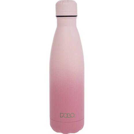 Μπουκάλι θερμός Polo Stainless Steel 500ml Ροζ/λιλά