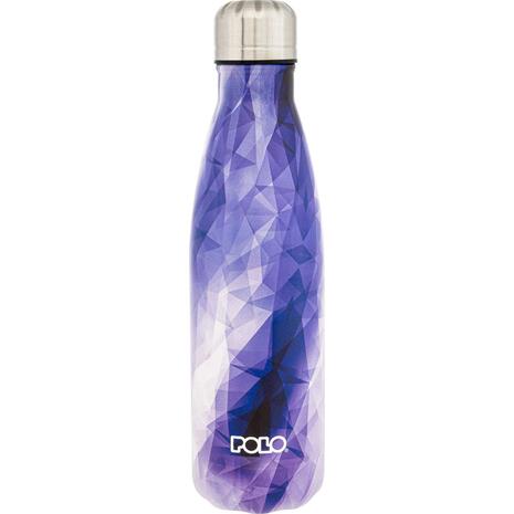 Μπουκάλι θερμός Polo Stainless Steel 500ml Ροζ/μωβ