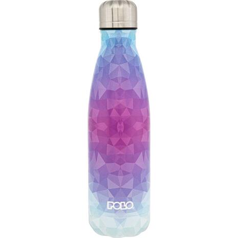 Μπουκάλι θερμός Polo Stainless Steel 500ml Ροζ/γαλάζιο