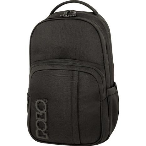 Tσάντα Πλάτης 1+1 θέσεων Polo Genius Black/ μαύρη