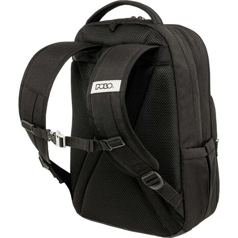 Tσάντα Πλάτης 1+1 θέσεων Polo Genius Black/ μαύρη