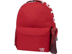 Tσάντα πλάτης 1+1 θέσεων Polo '75 scarf Red/κόκκινο