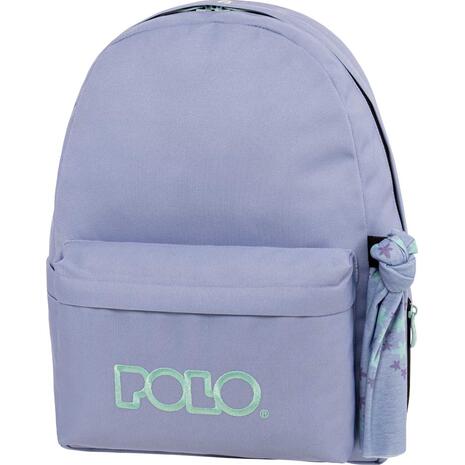 Tσάντα πλάτης 1+1 θέσεων Polo Original scarf Indigo-turquoise- Λουλακί-τιρκουάζ