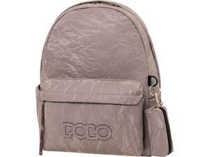 Τσάντα πλάτης 1+1 θέσεων Polo Gecko Ash/σταχτί