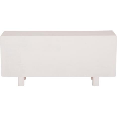 ΜΠΟΥΦΕΣ ΣΕΙΡΑ SANTORINI HM18068 MDF ΣΕ ΥΠΟΛΕΥΚΟ ΧΡΩΜΑ-3 ΠΟΡΤΕΣ 140x38x64Υεκ.