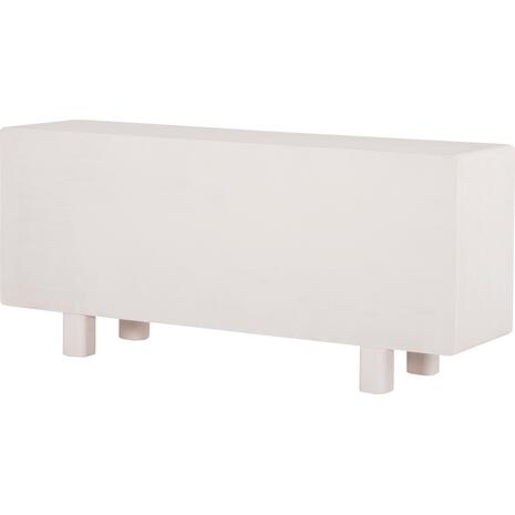 ΜΠΟΥΦΕΣ ΣΕΙΡΑ SANTORINI HM18068 MDF ΣΕ ΥΠΟΛΕΥΚΟ ΧΡΩΜΑ-3 ΠΟΡΤΕΣ 140x38x64Υεκ.