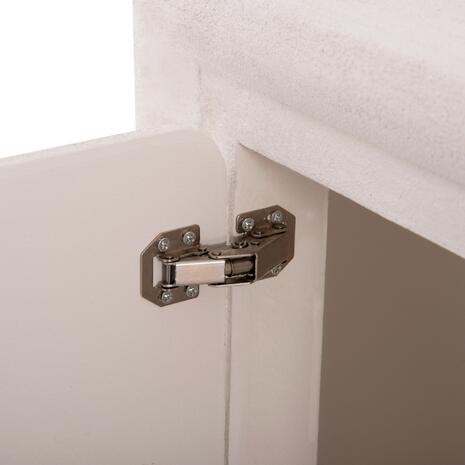 ΜΠΟΥΦΕΣ ΣΕΙΡΑ SANTORINI HM18068 MDF ΣΕ ΥΠΟΛΕΥΚΟ ΧΡΩΜΑ-3 ΠΟΡΤΕΣ 140x38x64Υεκ.