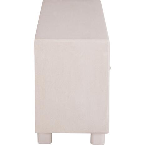 ΜΠΟΥΦΕΣ ΣΕΙΡΑ SANTORINI HM18068 MDF ΣΕ ΥΠΟΛΕΥΚΟ ΧΡΩΜΑ-3 ΠΟΡΤΕΣ 140x38x64Υεκ.