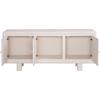 ΜΠΟΥΦΕΣ ΣΕΙΡΑ SANTORINI HM18068 MDF ΣΕ ΥΠΟΛΕΥΚΟ ΧΡΩΜΑ-3 ΠΟΡΤΕΣ 140x38x64Υεκ.