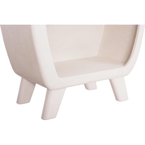 ΡΑΦΙΕΡΑ ΣΕΙΡΑ SANTORINI HM18067 MDF ΣΕ ΥΠΟΛΕΥΚΟ ΧΡΩΜΑ 80x38x196Υεκ.