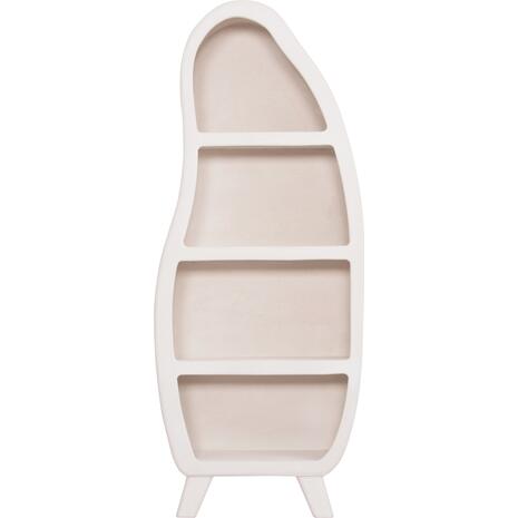 ΡΑΦΙΕΡΑ ΣΕΙΡΑ SANTORINI HM18067 MDF ΣΕ ΥΠΟΛΕΥΚΟ ΧΡΩΜΑ 80x38x196Υεκ.