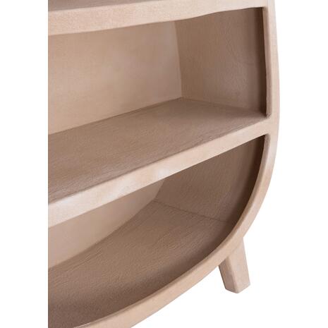 ΡΑΦΙΕΡΑ ΣΕΙΡΑ SANTORINI HM18060.02 MDF ΣΕ ΚΑΦΕ ΧΡΩΜΑ 120x38x133Υεκ.