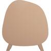 ΡΑΦΙΕΡΑ ΣΕΙΡΑ SANTORINI HM18060.02 MDF ΣΕ ΚΑΦΕ ΧΡΩΜΑ 120x38x133Υεκ.