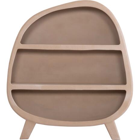 ΡΑΦΙΕΡΑ ΣΕΙΡΑ SANTORINI HM18060.02 MDF ΣΕ ΚΑΦΕ ΧΡΩΜΑ 120x38x133Υεκ.