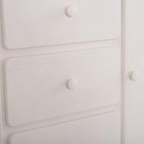ΜΠΟΥΦΕΣ ΣΕΙΡΑ SANTORINI HM18048 MDF ΣΕ ΥΠΟΛΕΥΚΟ ΧΡΩΜΑ-3 ΣΥΡΤΑΡΙΑ & 2 ΠΟΡΤΕΣ 120x38x80Υεκ.