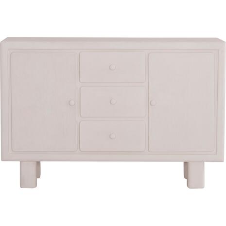 ΜΠΟΥΦΕΣ ΣΕΙΡΑ SANTORINI HM18048 MDF ΣΕ ΥΠΟΛΕΥΚΟ ΧΡΩΜΑ-3 ΣΥΡΤΑΡΙΑ & 2 ΠΟΡΤΕΣ 120x38x80Υεκ.