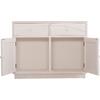 ΜΠΟΥΦΕΣ ΣΕΙΡΑ SANTORINI HM18046 MDF ΣΕ ΥΠΟΛΕΥΚΟ ΧΡΩΜΑ-2 ΣΥΡΤΑΡΙΑ & 2 ΠΟΡΤΕΣ 107x38x82,5Υεκ.