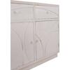 ΜΠΟΥΦΕΣ ΣΕΙΡΑ SANTORINI HM18046 MDF ΣΕ ΥΠΟΛΕΥΚΟ ΧΡΩΜΑ-2 ΣΥΡΤΑΡΙΑ & 2 ΠΟΡΤΕΣ 107x38x82,5Υεκ.