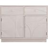 ΜΠΟΥΦΕΣ ΣΕΙΡΑ SANTORINI HM18046 MDF ΣΕ ΥΠΟΛΕΥΚΟ ΧΡΩΜΑ-2 ΣΥΡΤΑΡΙΑ & 2 ΠΟΡΤΕΣ 107x38x82,5Υεκ.