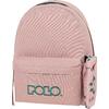 Tσάντα πλάτης 1+1 θέσεων Polo Original Scarf Pink/petrol- Ροζ/πετρόλ