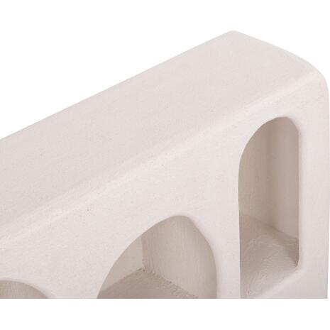 ΡΑΦΙ ΤΟΙΧΟΥ ΣΕΙΡΑ SANTORINI HM18063.01 MDF ΣΕ ΥΠΟΛΕΥΚΟ 120x18x60Υεκ.