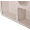 ΡΑΦΙ ΤΟΙΧΟΥ ΣΕΙΡΑ SANTORINI HM18063.01 MDF ΣΕ ΥΠΟΛΕΥΚΟ 120x18x60Υεκ.