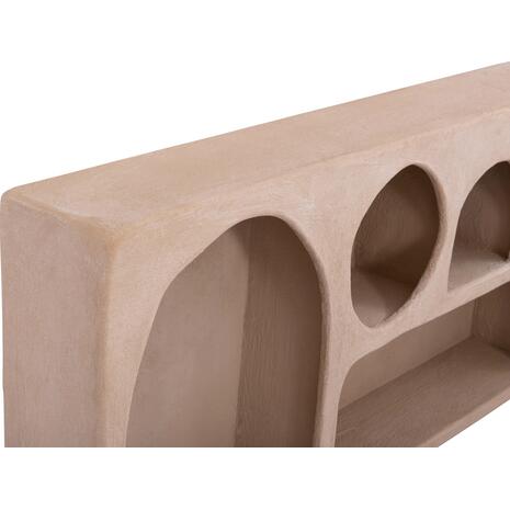 ΡΑΦΙ ΤΟΙΧΟΥ ΣΕΙΡΑ SANTORINI HM18063.02 MDF ΣΕ ΚΑΦΕ 120x18x60Υεκ.