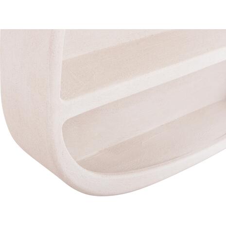 ΡΑΦΙ ΤΟΙΧΟΥ ΣΕΙΡΑ SANTORINI HM18058 MDF ΣΕ ΥΠΟΛΕΥΚΟ ΧΡΩΜΑ 95x18x100Υεκ.