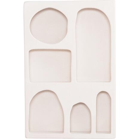ΡΑΦΙΕΡΑ-ΚΟΜΜΟ ΣΕΙΡΑ SANTORINI HM18059 MDF ΣΕ ΥΠΟΛΕΥΚΟ 80x18x120Υεκ.