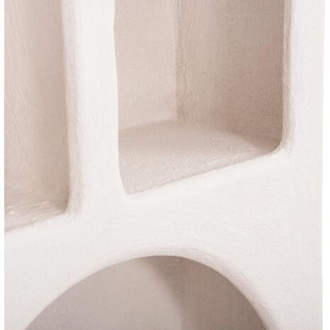 ΡΑΦΙΕΡΑ ΤΟΙΧΟΥ ΣΕΙΡΑ SANTORINI HM18069 MDF ΣΕ ΥΠΟΛΕΥΚΟ ΧΡΩΜΑ 47,5x18x120Υεκ.