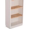 ΡΑΦΙΕΡΑ ΣΕΙΡΑ SANTORINI HM18044 MDF ΥΠΟΛΕΥΚΟ-ΡΑΦΙΑ ΞΥΛΟ ΕΛΑΤΟΥ ΦΥΣΙΚΟ 80x38x188,5Υεκ.