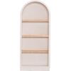 ΡΑΦΙΕΡΑ ΣΕΙΡΑ SANTORINI HM18044 MDF ΥΠΟΛΕΥΚΟ-ΡΑΦΙΑ ΞΥΛΟ ΕΛΑΤΟΥ ΦΥΣΙΚΟ 80x38x188,5Υεκ.